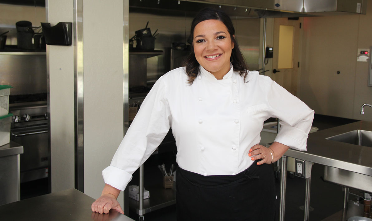 Tracy Carter at the HCC MGM Culinary Arts Institute