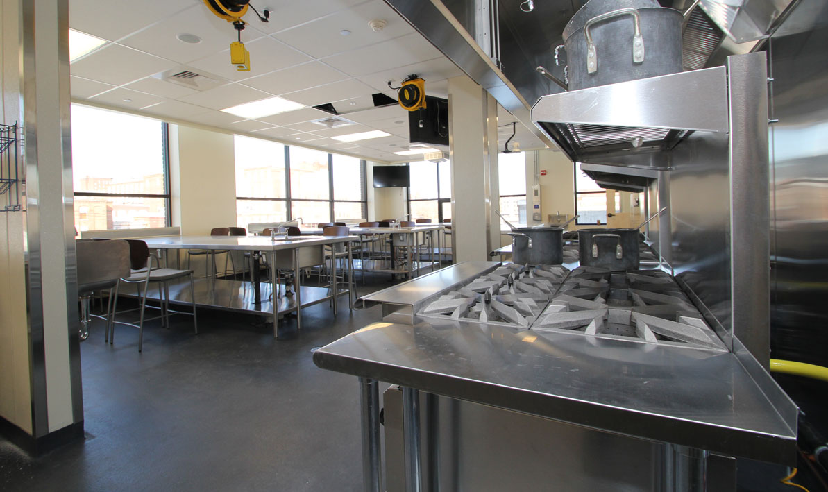 second floor teaching kitchen