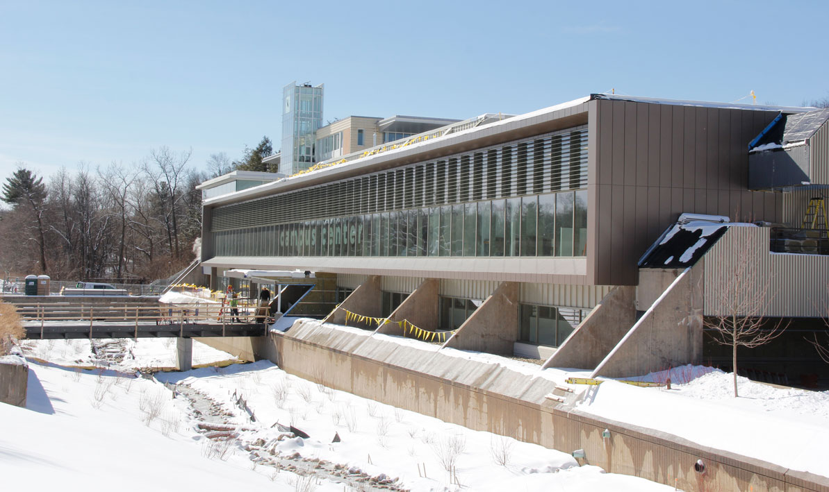 Campus Center new facade