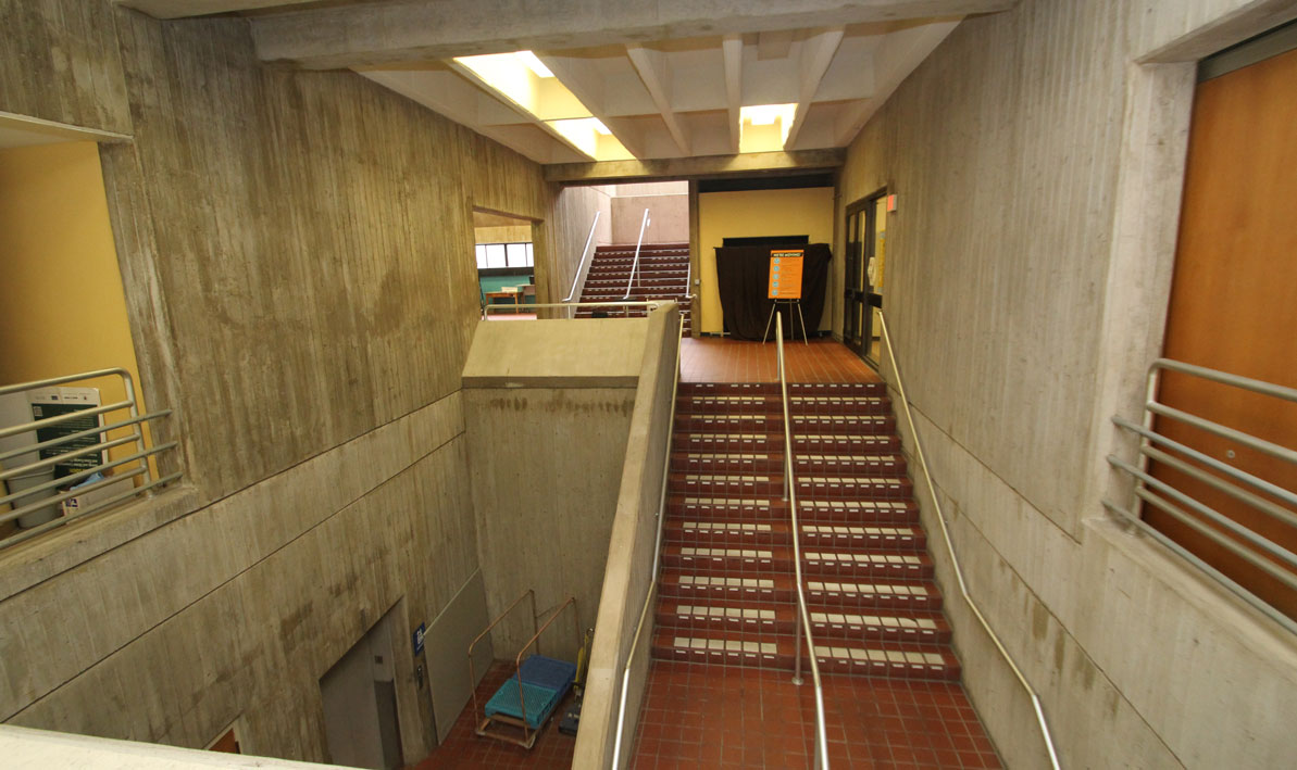 Stairwell, looking down