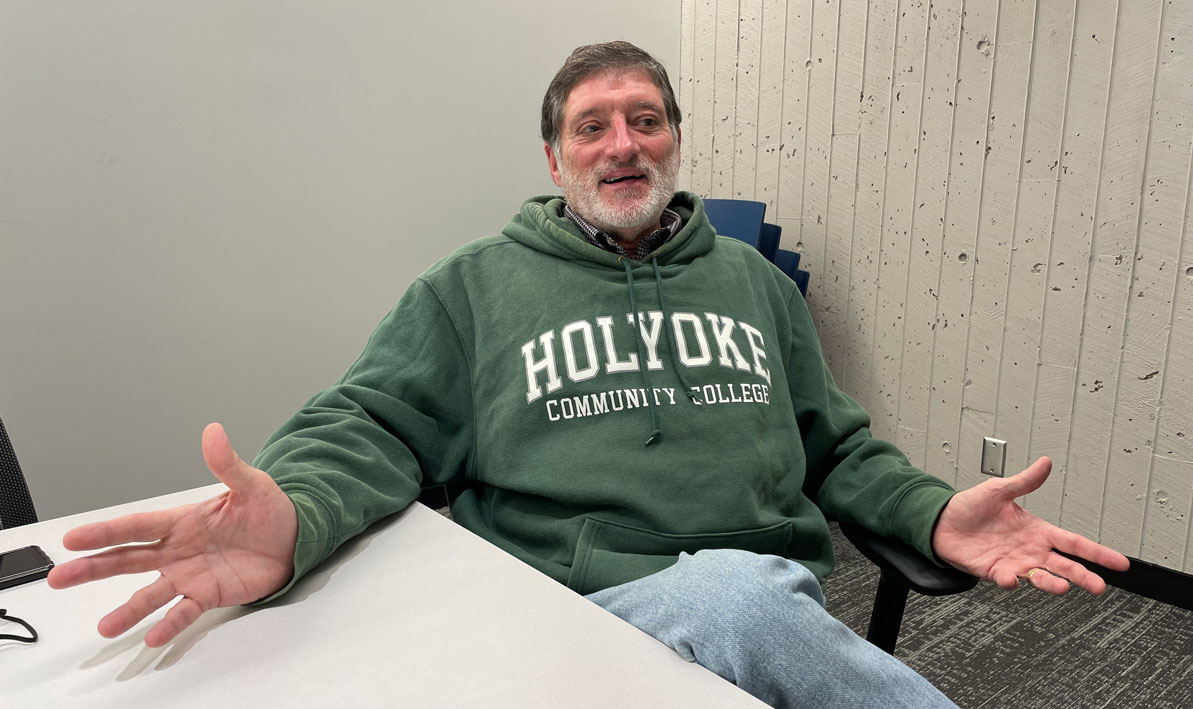 Mark Pronovost '81, during a return visit to HCC