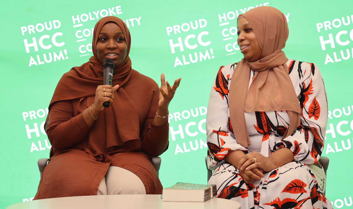 Safiyah Bey '21 and her mother Tahirah Amatul-Wadud