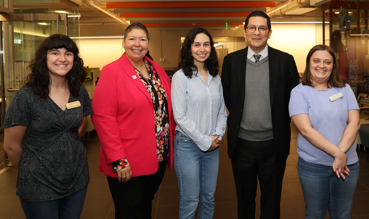 DHE Commiisioner Noe Ortega with his HCC tour guides